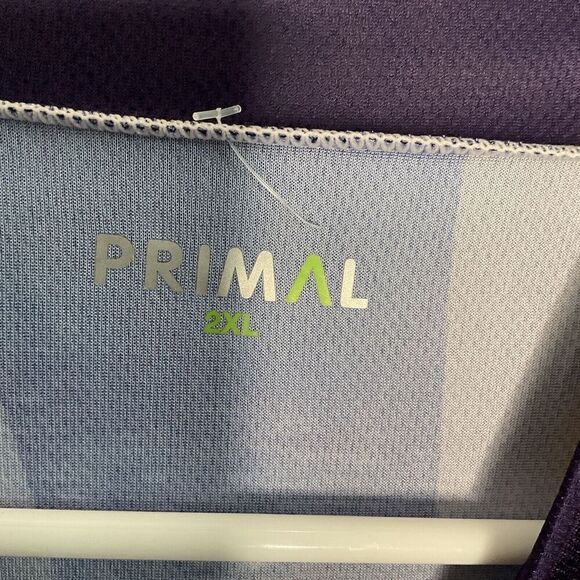 Women’s  2xl Cycling Jersey by Primal. Full Zip Yellow Purple‎ - Picture 6 of 6